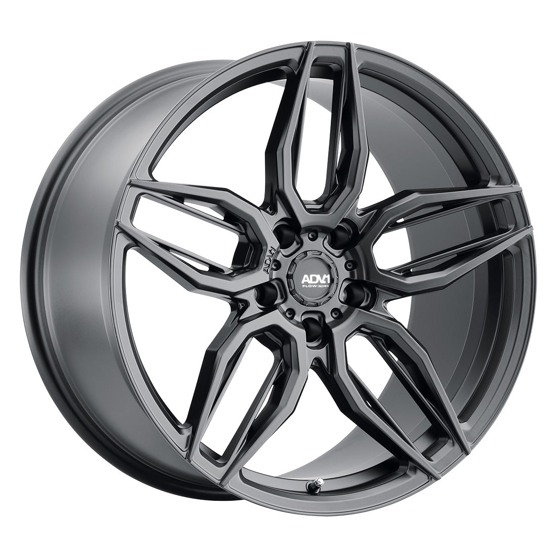 20x9.0 ADV005 SC 5x114.3 ET35 BS6.4 Satin BLK 72.56